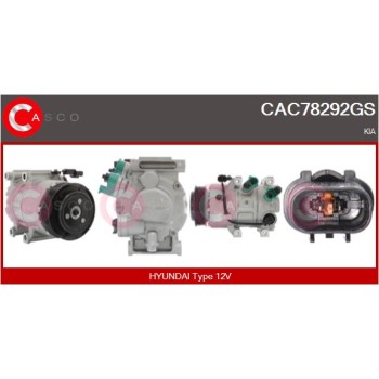 Compresor, aire acondicionado - CASCO CAC78292GS