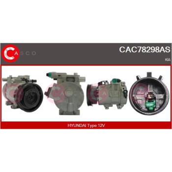 Compresor, aire acondicionado - CASCO CAC78298AS