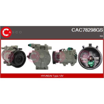 Compresor, aire acondicionado - CASCO CAC78298GS