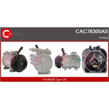 Compresor, aire acondicionado - CASCO CAC78305AS