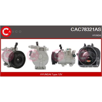 Compresor, aire acondicionado - CASCO CAC78321AS