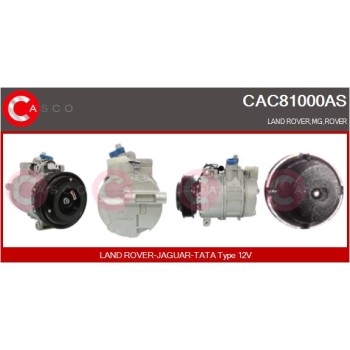 Compresor, aire acondicionado - CASCO CAC81000AS