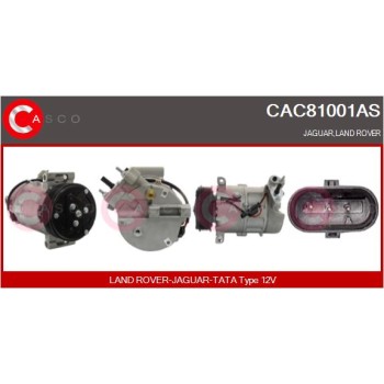 Compresor, aire acondicionado - CASCO CAC81001AS