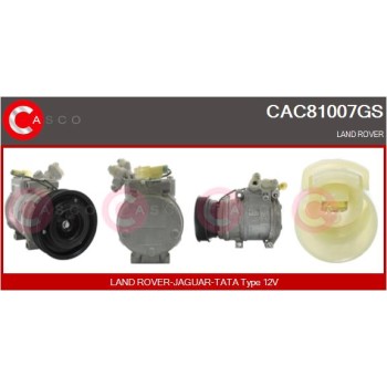 Compresor, aire acondicionado - CASCO CAC81007GS