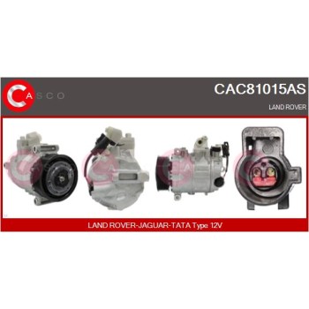 Compresor, aire acondicionado - CASCO CAC81015AS