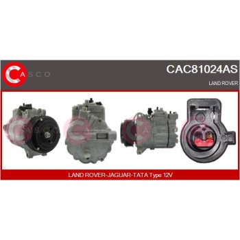 Compresor, aire acondicionado - CASCO CAC81024AS
