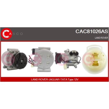 Compresor, aire acondicionado - CASCO CAC81026AS