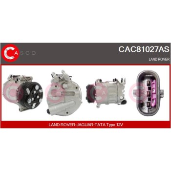 Compresor, aire acondicionado - CASCO CAC81027AS