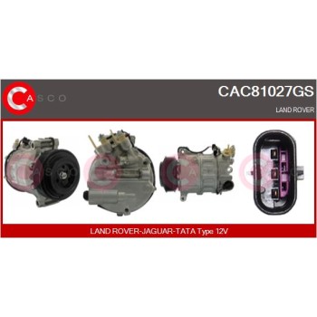 Compresor, aire acondicionado - CASCO CAC81027GS