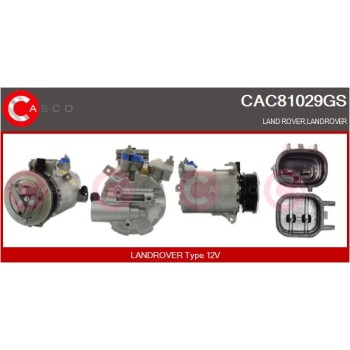 Compresor, aire acondicionado - CASCO CAC81029GS