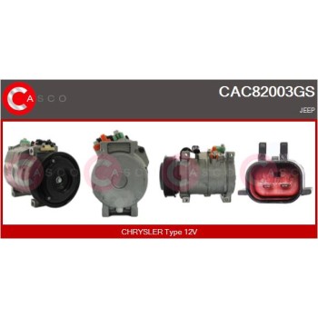 Compresor, aire acondicionado - CASCO CAC82003GS