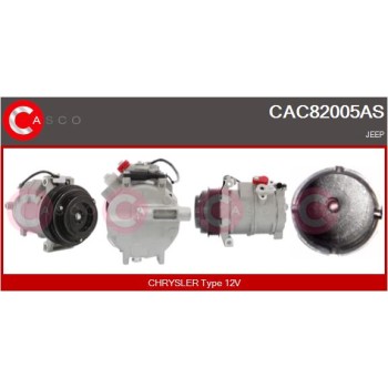 Compresor, aire acondicionado - CASCO CAC82005AS