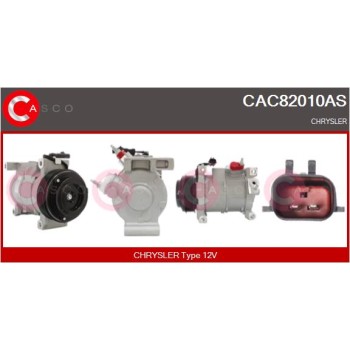 Compresor, aire acondicionado - CASCO CAC82010AS
