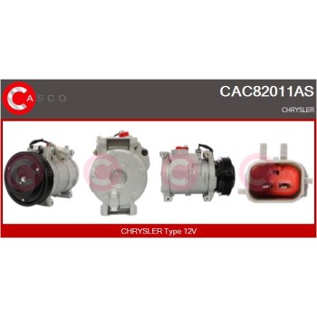 Compresor, aire acondicionado - CASCO CAC82011AS