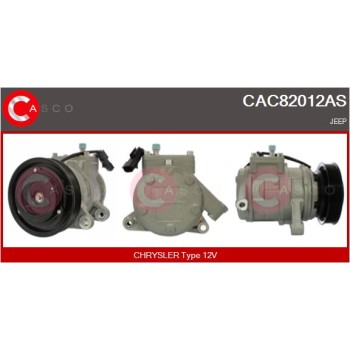 Compresor, aire acondicionado - CASCO CAC82012AS