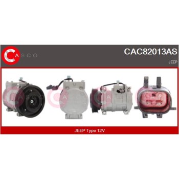 Compresor, aire acondicionado - CASCO CAC82013AS
