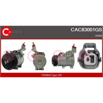 Compresor, aire acondicionado - CASCO CAC83001GS