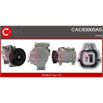 Compresor, aire acondicionado - CASCO CAC83005AS