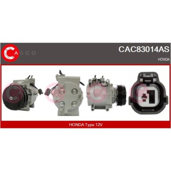Compresor, aire acondicionado - CASCO CAC83014AS