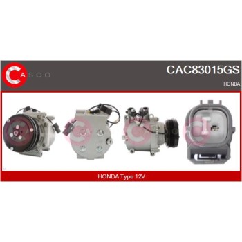Compresor, aire acondicionado - CASCO CAC83015GS
