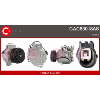 Compresor, aire acondicionado - CASCO CAC83018AS