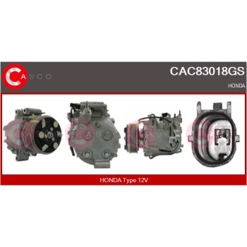 Compresor, aire acondicionado - CASCO CAC83018GS