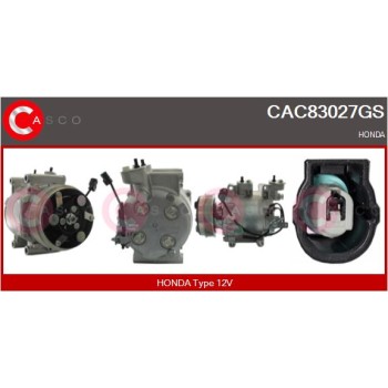 Compresor, aire acondicionado - CASCO CAC83027GS