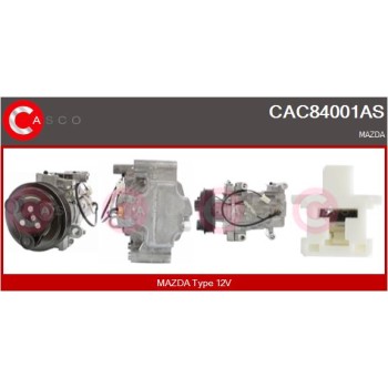 Compresor, aire acondicionado - CASCO CAC84001AS