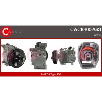 Compresor, aire acondicionado - CASCO CAC84002GS