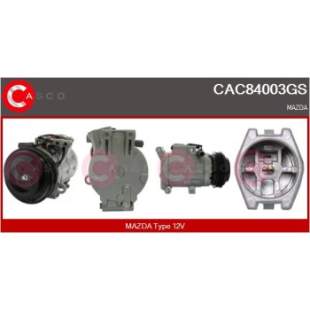 Compresor, aire acondicionado - CASCO CAC84003GS