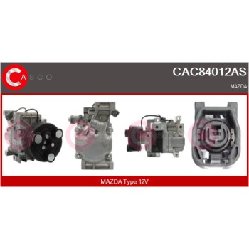 Compresor, aire acondicionado - CASCO CAC84012AS