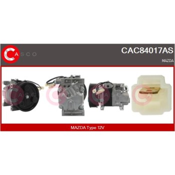 Compresor, aire acondicionado - CASCO CAC84017AS
