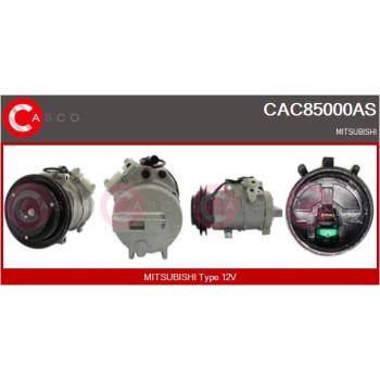 Compresor, aire acondicionado - CASCO CAC85000AS