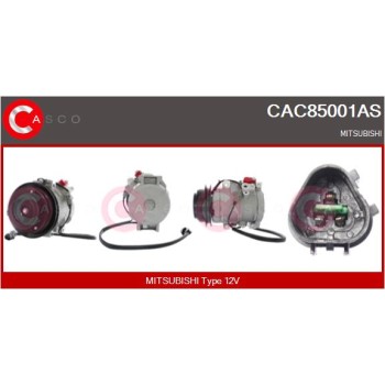 Compresor, aire acondicionado - CASCO CAC85001AS