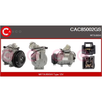Compresor, aire acondicionado - CASCO CAC85002GS