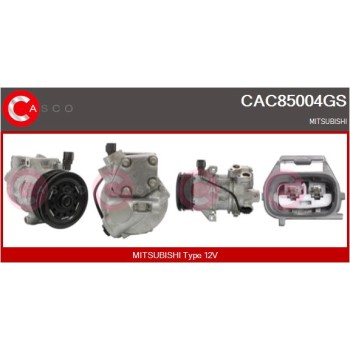Compresor, aire acondicionado - CASCO CAC85004GS