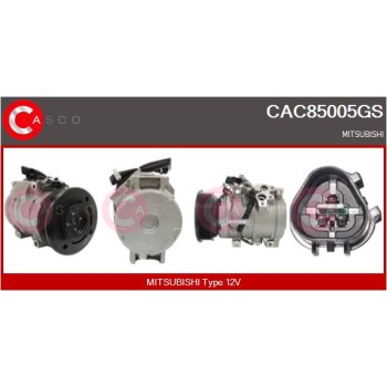 Compresor, aire acondicionado - CASCO CAC85005GS