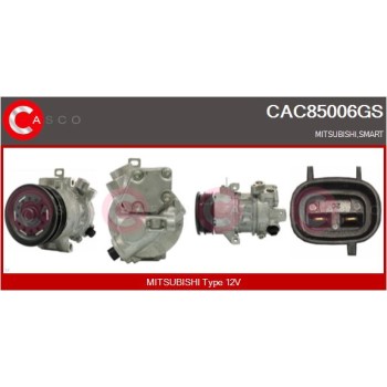 Compresor, aire acondicionado - CASCO CAC85006GS