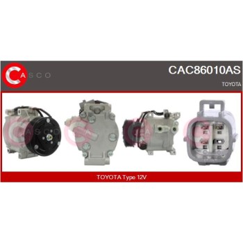 Compresor, aire acondicionado - CASCO CAC86010AS