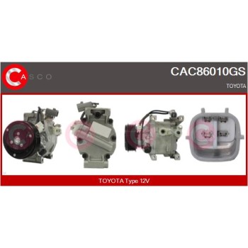 Compresor, aire acondicionado - CASCO CAC86010GS