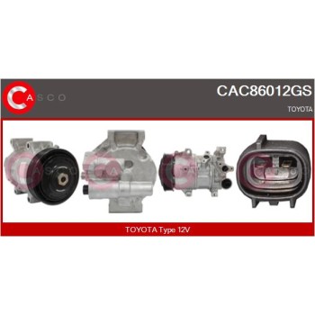 Compresor, aire acondicionado - CASCO CAC86012GS