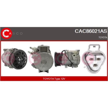 Compresor, aire acondicionado - CASCO CAC86021AS