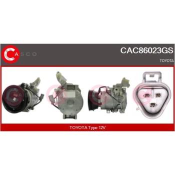 Compresor, aire acondicionado - CASCO CAC86023GS