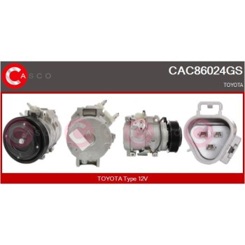 Compresor, aire acondicionado - CASCO CAC86024GS