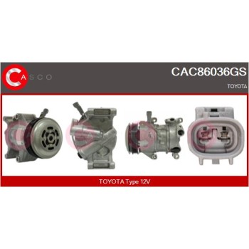 Compresor, aire acondicionado - CASCO CAC86036GS