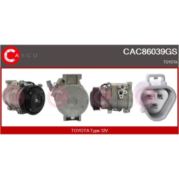 Compresor, aire acondicionado - CASCO CAC86039GS