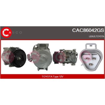 Compresor, aire acondicionado - CASCO CAC86042GS