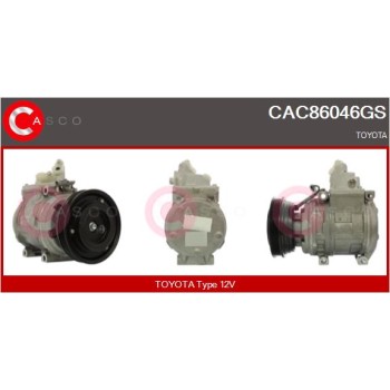Compresor, aire acondicionado - CASCO CAC86046GS