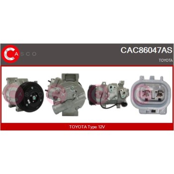 Compresor, aire acondicionado - CASCO CAC86047AS