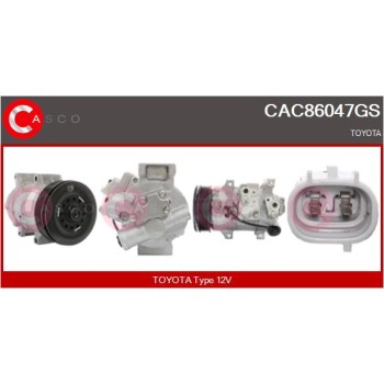 Compresor, aire acondicionado - CASCO CAC86047GS